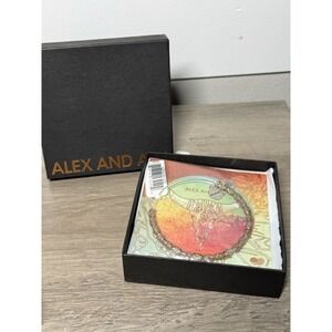 Alex and Ani Starlight Plum Bracelet Expandable Wire Silver Tone Bangle NEW